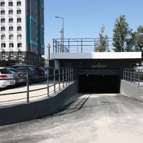 Подземный паркинг в ЖК «Бастион»