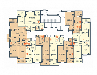 Новый дом в жилом комплексе Янтарный Город